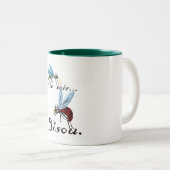 Humor Mustic Night Tweekleurige Koffiemok (Voorkant rechts)