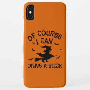 Humor Natuurlijk kan ik een stokje Halloween rijde Case-Mate iPhone Case