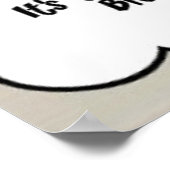 Humor Oogdokter/Het is allemaal een onduidelijk be Poster (Hoek)