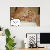 Humor Oogdokter/Het is allemaal een onduidelijk be Poster (Thuiskantoor)