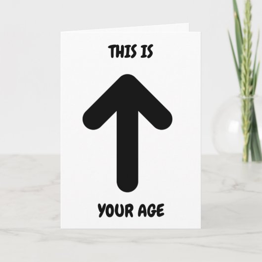 ***HUMOR*** OP **60ste VERJAARDAG** Kaart (Voorkant)