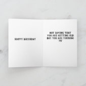 ***HUMOR*** OP **70ste VERJAARDAG** Kaart (Binnen)