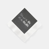 Humor over ouderdom op het bord servetten (Hoek)