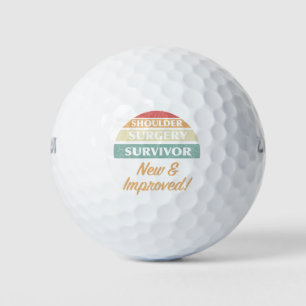 Humor overlevende schouderoperatie golfballen