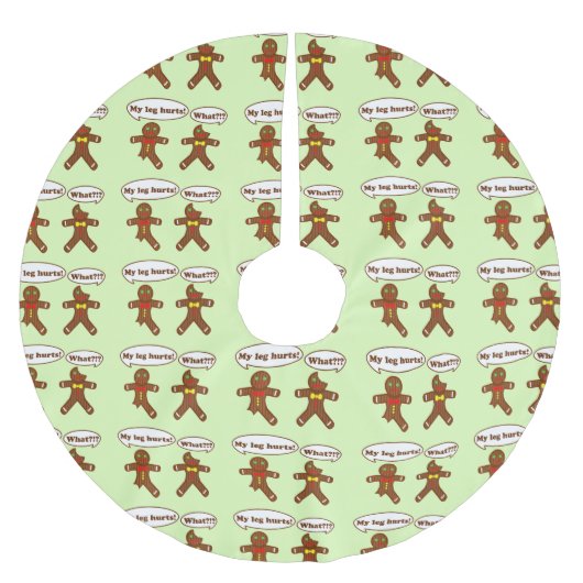 Humor-patroongingerbrood Kerstboom Rok (Voorkant)