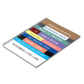 Humor Personalized Funny Retirement Rules Notitieboek (Linkerzijde)