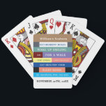 Humor Personalized Funny Retirement Rules Pokerkaarten<br><div class="desc">Humor Personalized Funny Retirement Rules</div>