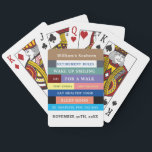 Humor Personalized Funny Retirement Rules Pokerkaarten<br><div class="desc">Humor Personalized Funny Retirement Rules</div>