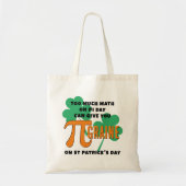 Humor Pi Day St Patrick's Day Wiskunde Tote Bag (Voorkant)