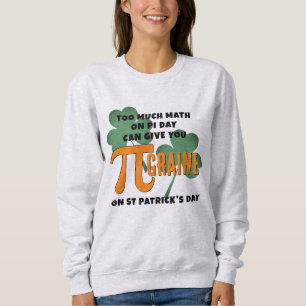 Humor Pi Day St Patrick's Day Wiskunde Trui