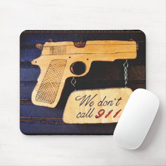 Humor Pistool Muismat (Met muis)