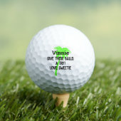 Humor plezier gepersonaliseerde aangepaste golfbal golfballen (Insitu Shirt)