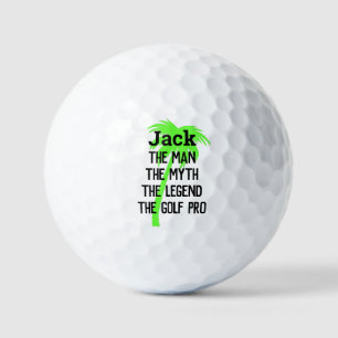 Humor plezier gepersonaliseerde aangepaste golfbal golfballen