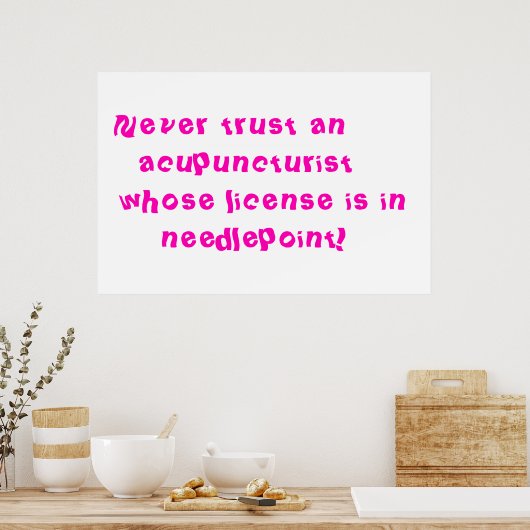 Humor Poster (Keuken)