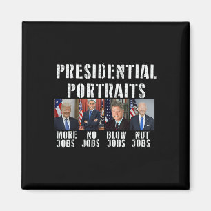 Humor Presidentiële Portretten Trump Obama Biden C Magneet