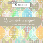 Humor Quote Abstract Blauw Sinaasappel Neutrals Mo Koffiemok