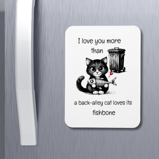 Humor Quote Flirting Cat Funny Valentijnsdag Gift Magneet