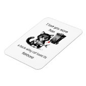 Humor Quote Flirting Cat Funny Valentijnsdag Gift Magneet (Linkerzijde)