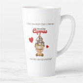 Humor Quote Gnome Coffee Funny Valentijnsdag Gift Latte Mok (Rechts)