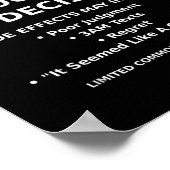 Humor Quote Grappig Sarcasme Herkenbaar Grafisch Poster (Hoek)