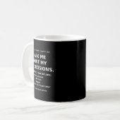Humor Quote Grappig Sarcastisch Herkenbaar Grafisc Koffiemok (Voorkant links)