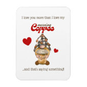 Humor Quote Schattigee Gnome Coffee Funny Valentij Magneet (Verticaal)