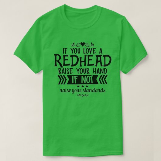 Humor Redhead T-shirt (Design voorkant)