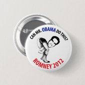 Humor Romney 2012 Ronde Button 5,7 Cm (Voorkant /achterkant)