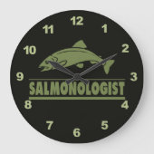 Humor Salmon Vist Grote Klok (Voorkant)