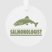 Humor Salmon Vist Ornament (achterkant)
