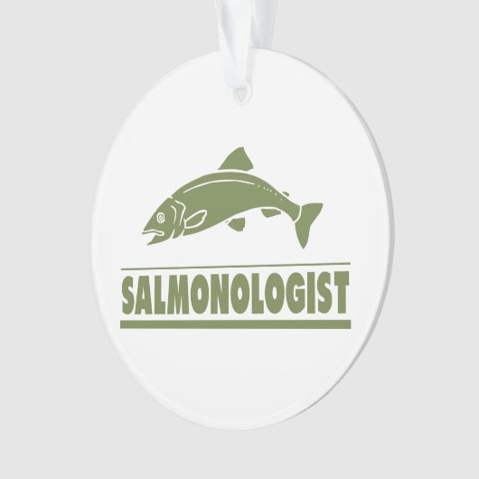 Humor Salmon Vist Ornament (voorkant)