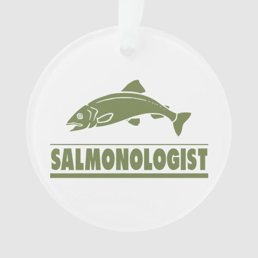 Humor Salmon Vist Ornament (voorkant)