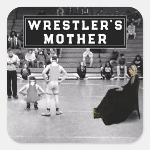 Humor Square Sticker warme sport