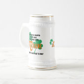 Humor St Patrick's Day PI Day Wiskunde Monogram Bierpul (Voorkant links)