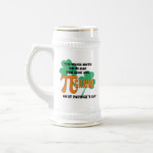 Humor St Patrick's Day PI Day Wiskunde Monogram Bierpul (Links)