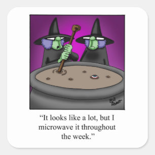Humor Stickers van de Halloween