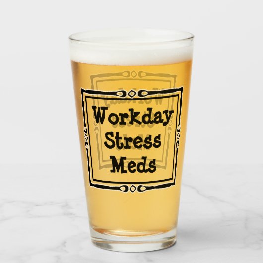 Humor Stress-schijven voor het werk Glas (Voorkant gevuld)