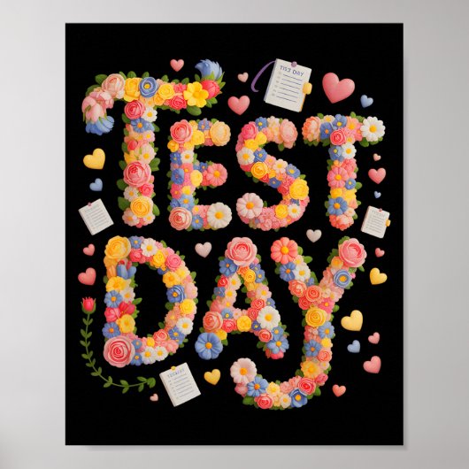 Humor test dag alles is prima stam geschiedenis poster (Voorkant)