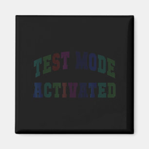 Humor testmodus geactiveerd testdag leraar magneet