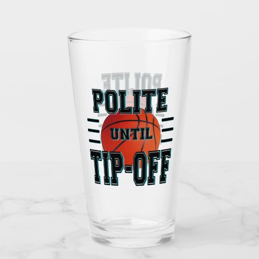 Humor tot het uiteinde van de Basketball Glas (Voorkant)