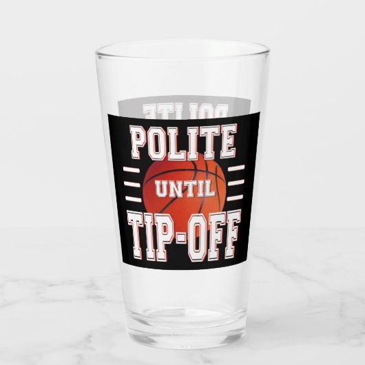 Humor tot het uiteinde van de Basketball Glas (Achterkant)