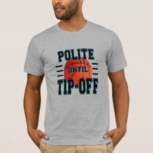 Humor tot het uiteinde van de Basketball T-shirt