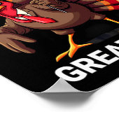 Humor Trump Turkije maakt Thanksgiving weer groot Poster (Hoek)