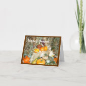 Humor Turkey Shoot Thanksgiving Card Feestdagen Kaart (Voorkant)