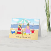 HUMOR uit de middeleeuwen, vriendschap grappig Kaart (Voorkant)