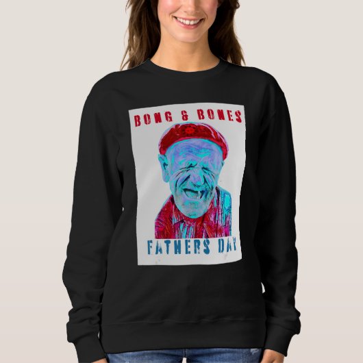 Humor Vaderdag Meme Bong En Botten Kleding 2 Trui (Voorkant)