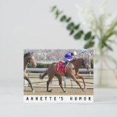 Humor van Annette - Junior Alvarado Briefkaart (Staand voorkant)