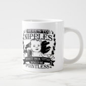 Humor van borstvoeding grote koffiekop (Rechts)