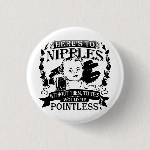 Humor van borstvoeding ronde button 3,2 cm