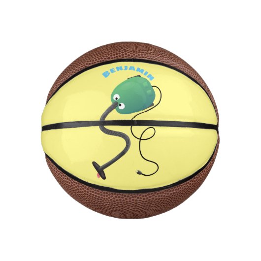 Humor van de cartoon van de stofzuiger basketbal (Voorkant)